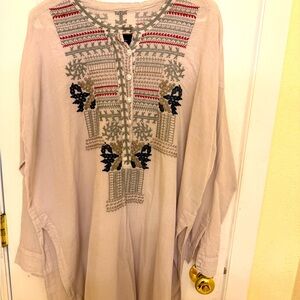 Johnny Was Biya Esmeralda Blouse